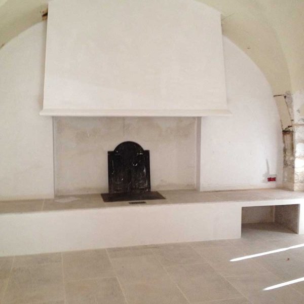 cheminée rénovée Gard
