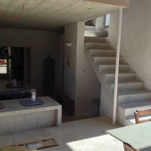 travaux ferronnerie escalier intérieur dans le Gard