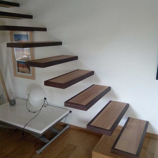 projet escalier bois dans le Gard
