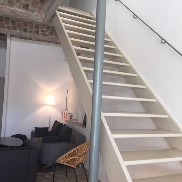 escalier bois gard