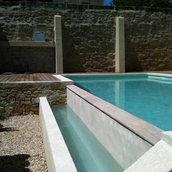 rénovation piscine extérieure dans le Gard