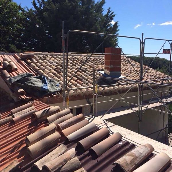 Construction toiture dans le Gard